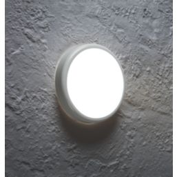 Knightsbridge BT9ACT Indoor & Outdoor Round LED CCT Adjustable Bulkhead White 9W 730-810lm