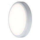 Knightsbridge BT9ACT Indoor & Outdoor Round LED CCT Adjustable Bulkhead White 9W 730-810lm