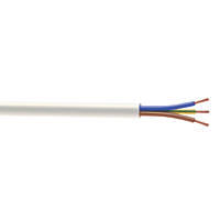 Time 3183Y White 3-Core 2.5mm² Flexible Cable 50m Drum