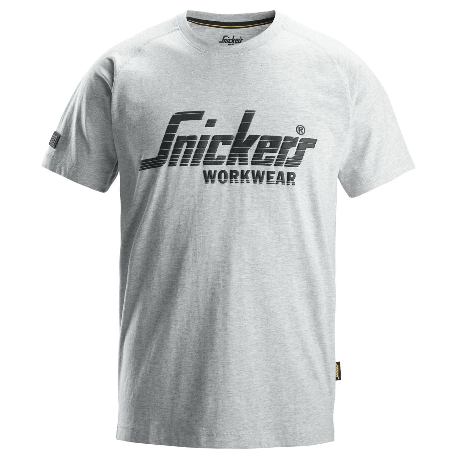 Snickers 2590 Logo Short Sleeve T-Shirt Grey Melange 2X Large 52" Chest (884KC)