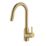Clearwater Amelio AML10BB Battery-Powered Sensor Tap with Twin Spray Pull-Out  Brushed Brass PVD