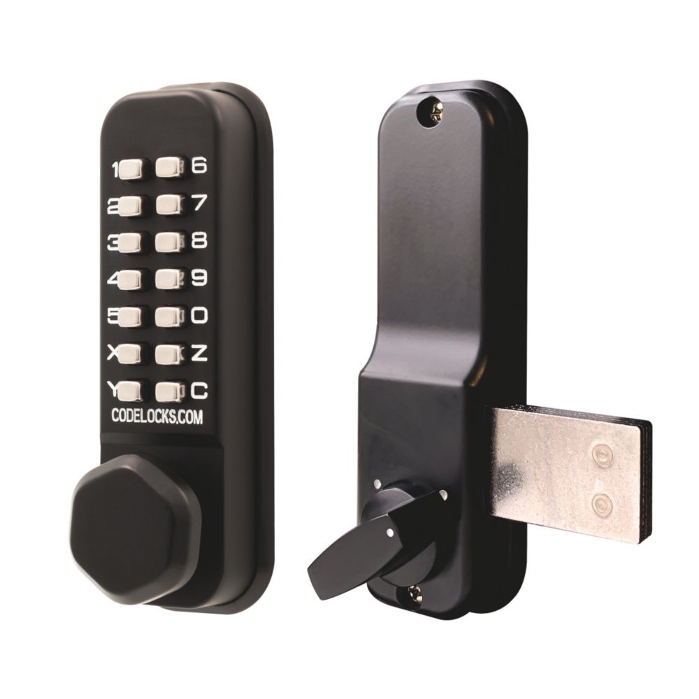 Codelocks Push-Button Lock & Surface Bolt with Code-Free Mode 42mm ...