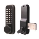 Codelocks  Push-Button Lock & Surface Bolt  42mm Matt Black