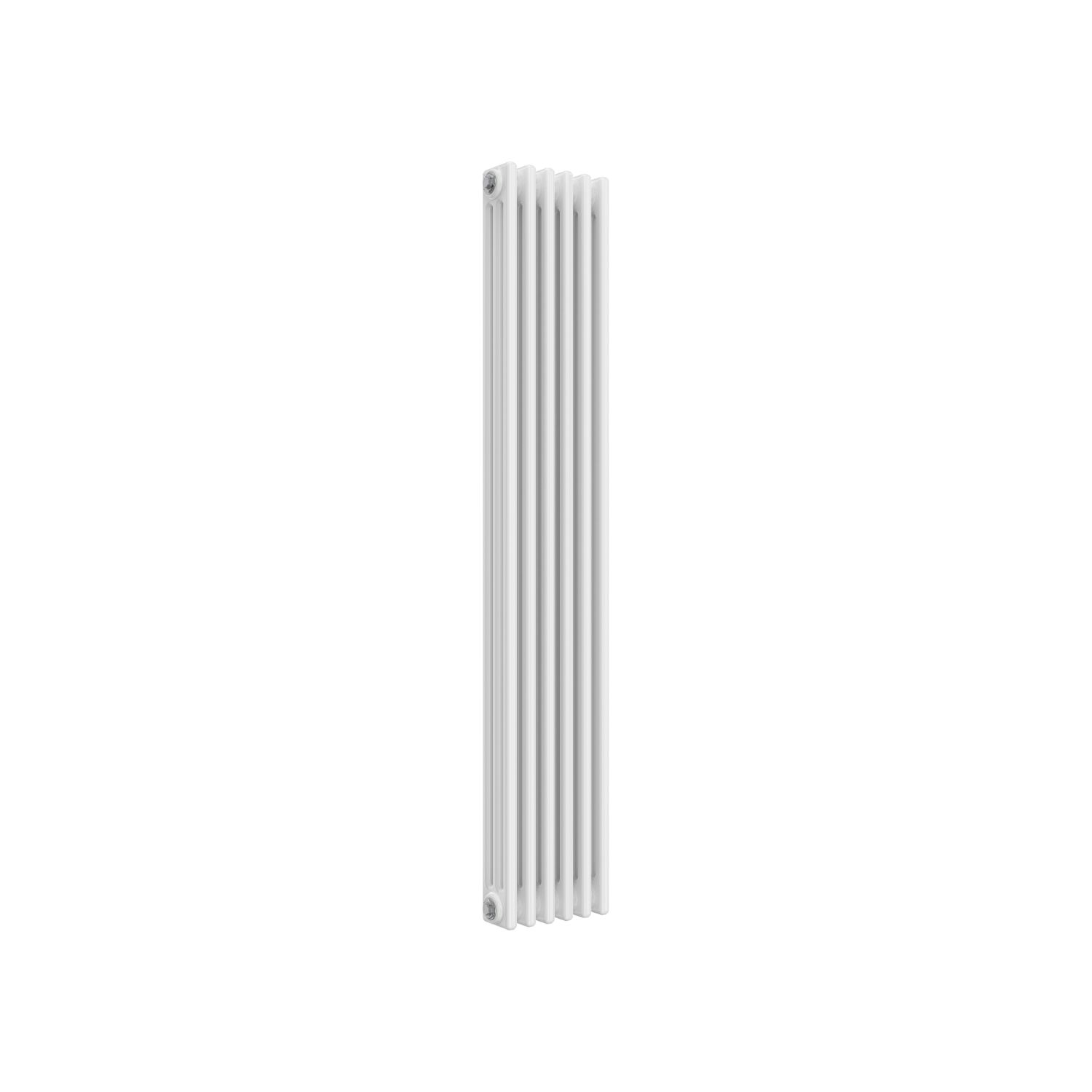 Reina 1500mm x 290mm 2901BTU White Vertical 3 Column Radiator (884LH)