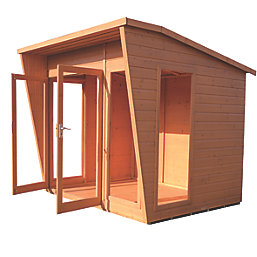 Shire Highclere 7' 6" x 6' (Nominal) Pent Timber Summerhouse