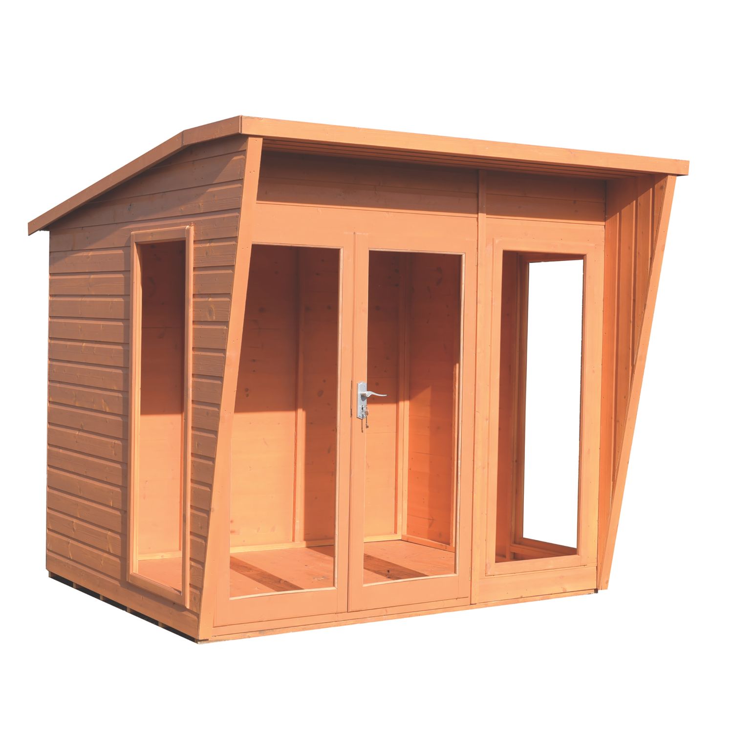 Shire Highclere 7' 6" x 6' (Nominal) Pent Timber Summerhouse (884TJ)
