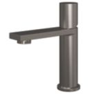 ETAL Saris Gun Metal 184mm Standard Round Head Mono Basin Mixer Tap