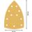 Bosch Expert C470 180 Grit 11-Hole Punched Multi-Material Sandpaper 102mm x 62mm 10 Pack