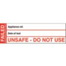 Essentials Fail Test Labels 250 Pack