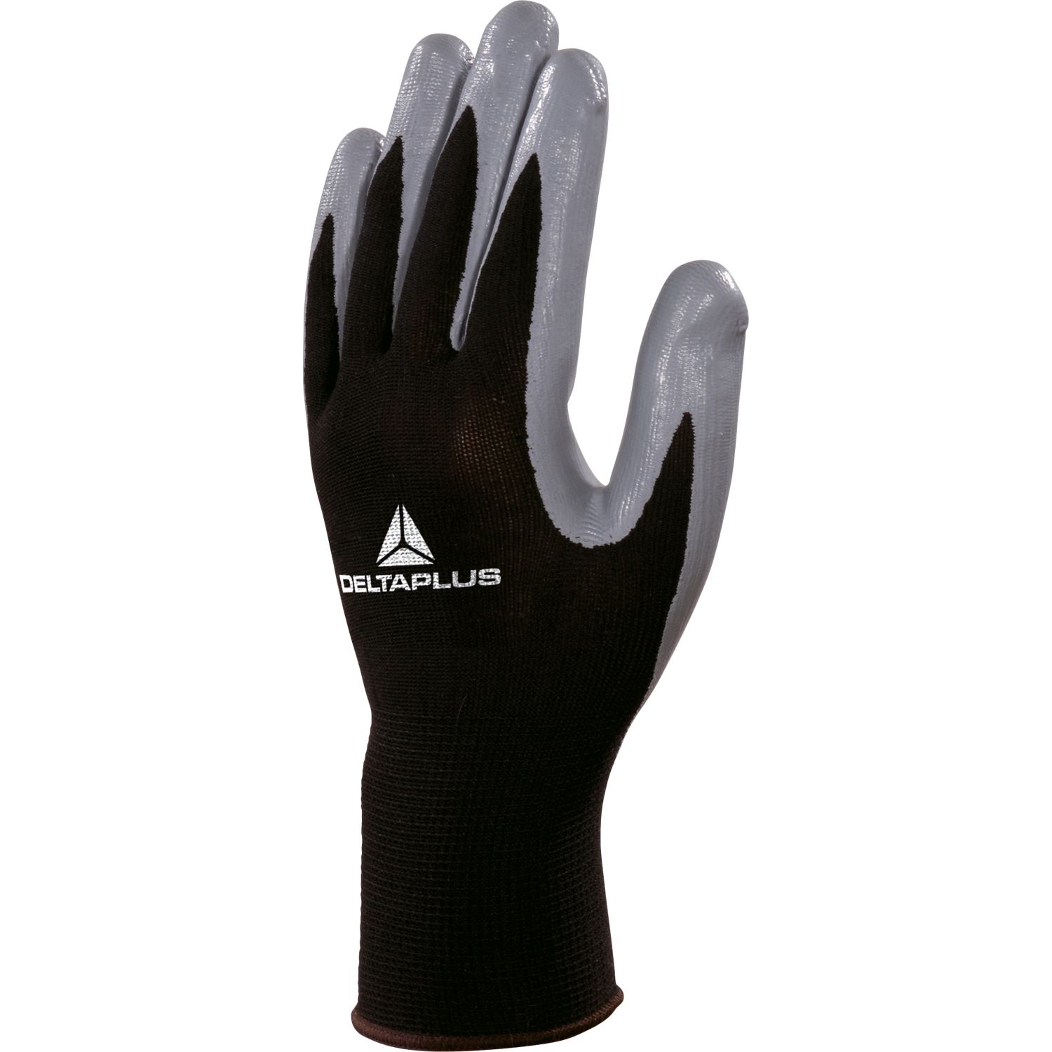 Delta Plus VE712GR Nitrile-Coated Palm Gloves Grey X Large (8851R)