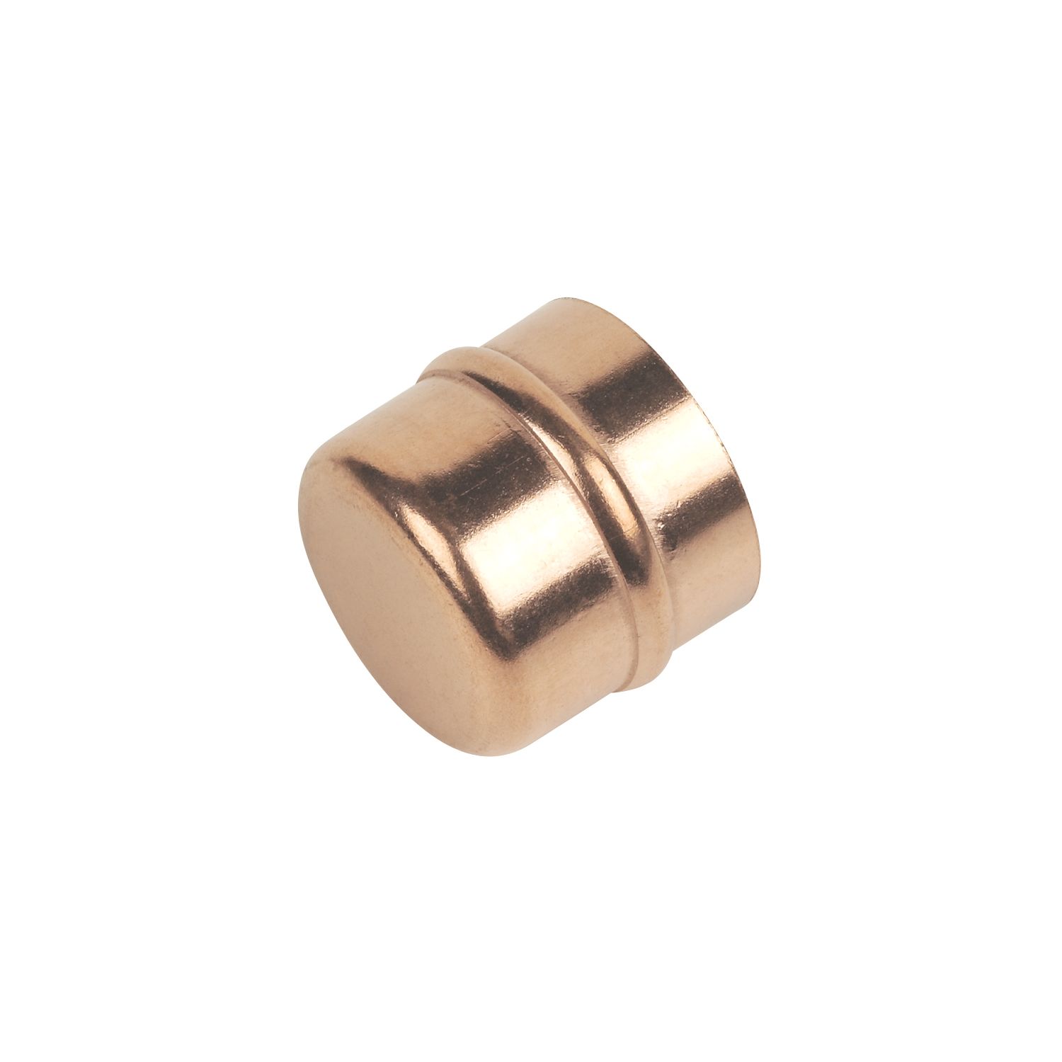 Flomasta Brass Solder Ring Stop Ends 28mm 2 Pack (88530)