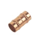 Flomasta  Copper Solder Ring Equal Couplers 10mm 2 Pack