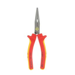 C.K  VDE Long Nose Pliers 7" (175mm)