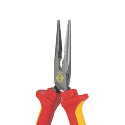 C.K  VDE Long Nose Pliers 7" (175mm)