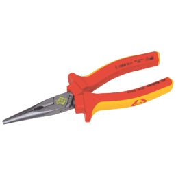 Knipex VDE Long Nose Pliers 8 (200mm) - Screwfix