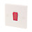45A 1-Gang DP Cooker Switch White