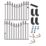 Apollo Whitby Driveway Gates Black 1197mm x 925mm