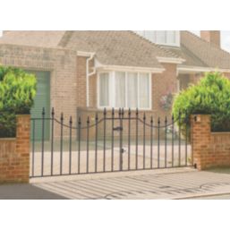 Apollo Whitby Driveway Gates Black 1197mm x 925mm