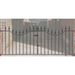 Apollo Whitby Driveway Gates Black 1197mm x 925mm
