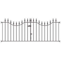 Apollo Whitby Driveway Gates Black 1197mm x 925mm