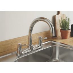 Bristan VAL2 DSM C Lever  Deck Mounted Kitchen Sink Mixer Tap Chrome-Plated