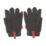 Milwaukee  Fingerless Work Gloves Black/Grey X Large