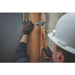 Milwaukee  Fingerless Work Gloves Black/Grey X Large