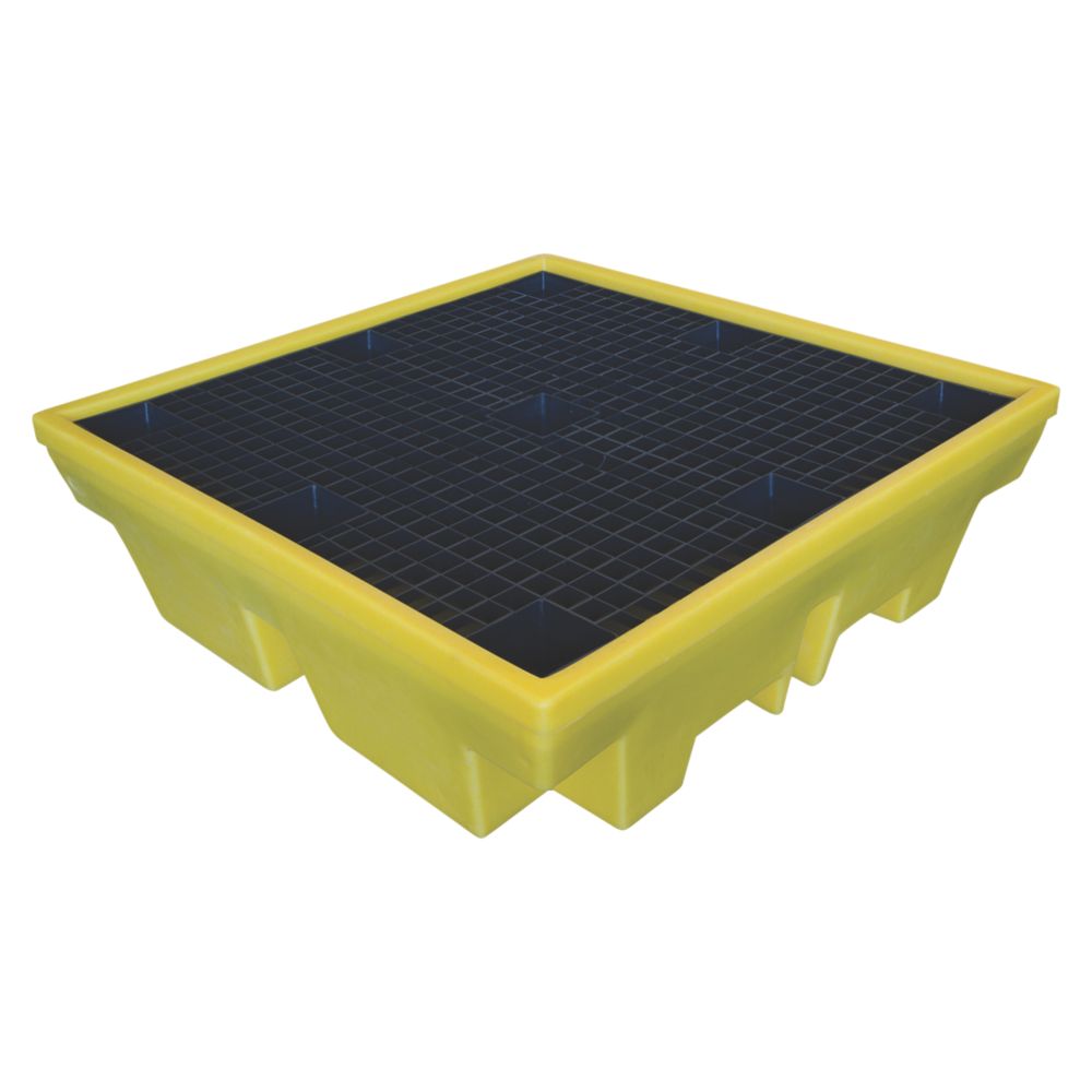 Essentials BP4 Bund Pallet 4 x 205Ltr Drums Screwfix