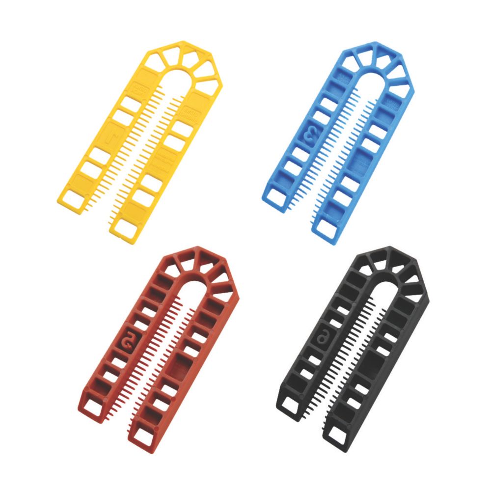 Broadfix Plastic UShims Assorted 60 Pcs Screwfix