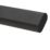 Rail & Tube Solutions Oval Wardrobe Rail Matt Black 1828mm x 15mm