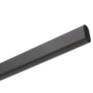 Rail & Tube Solutions Oval Wardrobe Rail Matt Black 1828mm x 15mm