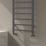 Reina 800mm x 300mm 663BTU Anthracite Flat Designer Towel Radiator