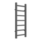 Reina 800mm x 300mm 663BTU Anthracite Flat Designer Towel Radiator