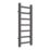 Reina 800mm x 300mm 663BTU Anthracite Flat Designer Towel Radiator