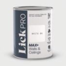 LickPro Max+ 1Ltr White 04  Matt Emulsion  Paint