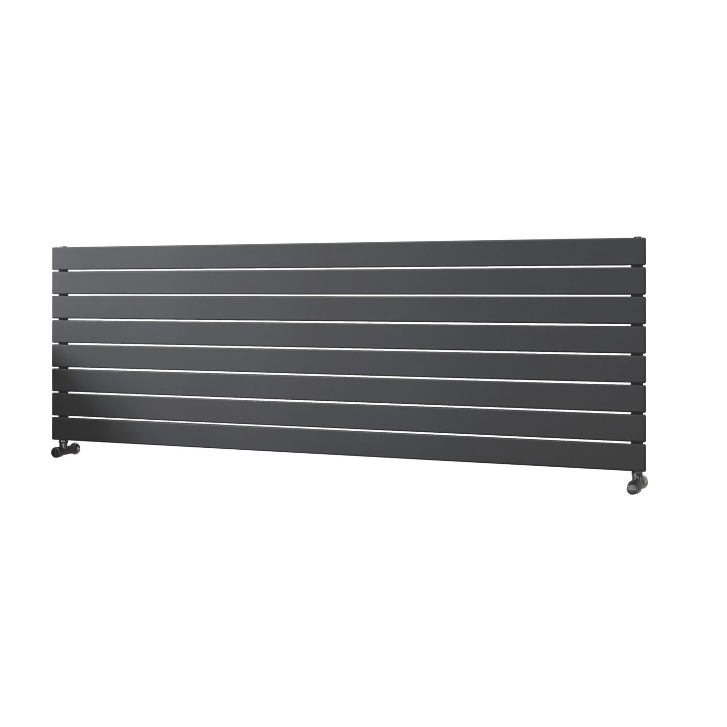 Ximax Oceanus 595mm x 1800mm 3894BTU Anthracite Horizontal Designer Radiator (885TR)