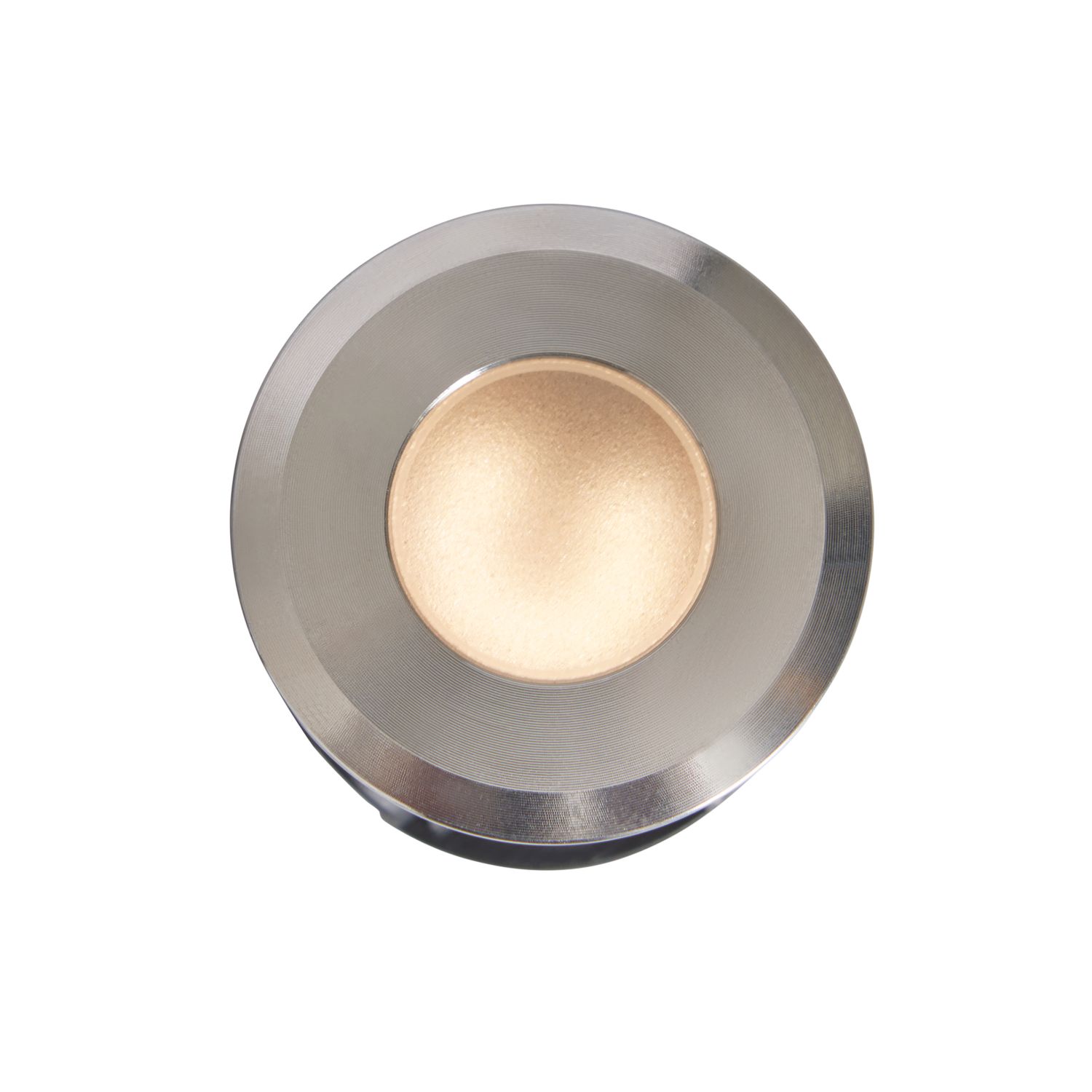 Zink Ayle 42mm Outdoor RGB & White Round LED Solar-Powered Deck Lights Black 200lm (885VJ)