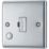 British General Nexus Metal 13A Unswitched Fused Spur & Flex Outlet  Polished Chrome