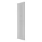 Azur Eclipse Duplex 1800mm x 480mm 4672BTU White Vertical Designer Radiator
