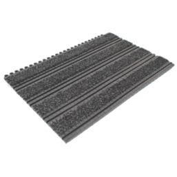 COBA Premier Track Entrance Mat Black/Anthracite 440mm x 290mm x 16mm 2 Pack