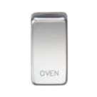 Knightsbridge 'OVEN' Switch Cover Polished Chrome