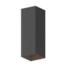 Calex Milan Outdoor LED Up & Down Wall Light Black & Gold 8.6W 400lm