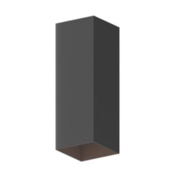 Calex Milan Outdoor LED Up & Down Wall Light Black & Gold 8.6W 400lm