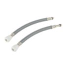 Flomasta Push-Fit Straight Flexible Hose M12mm x 15mm x 300mm