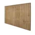 Forest Vertical Board Closeboard  Fence Panels Natural Timber 6' x 4' Pack of 4