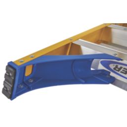 Werner Fibreglass 3.34m 12 Step Swingback A Frame Step Ladder