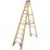 Werner Fibreglass 3.34m 12 Step Swingback A Frame Step Ladder