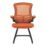 Nautilus Designs Luna Medium Back Cantilever/Visitor Chair Orange