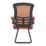 Nautilus Designs Luna Medium Back Cantilever/Visitor Chair Orange