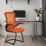 Nautilus Designs Luna Medium Back Cantilever/Visitor Chair Orange
